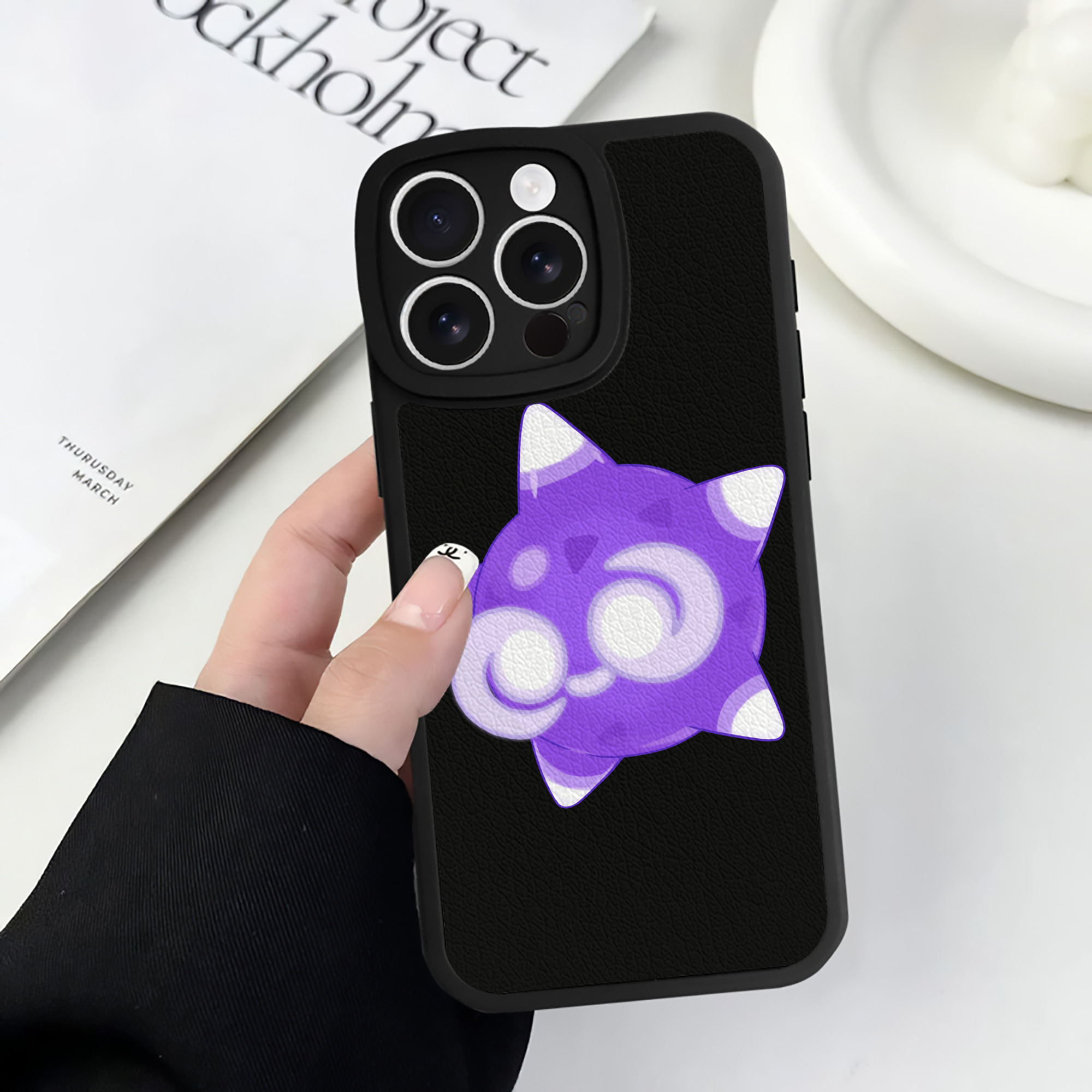 （画像用） ポケットモンスター Pokémon 【iPhone 16シリーズ対応】シリコンスマホケース（レザー調） 材質：シリコン